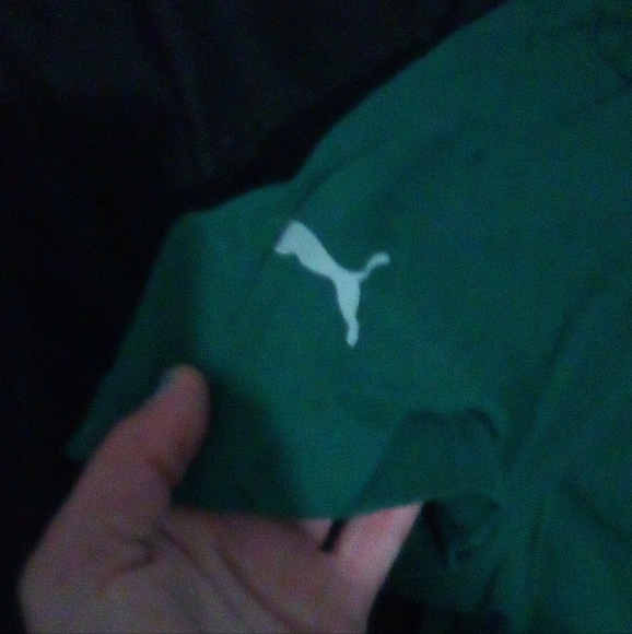 Puma Extra Large Men's TShirt Green & White - Picture 5 of 5